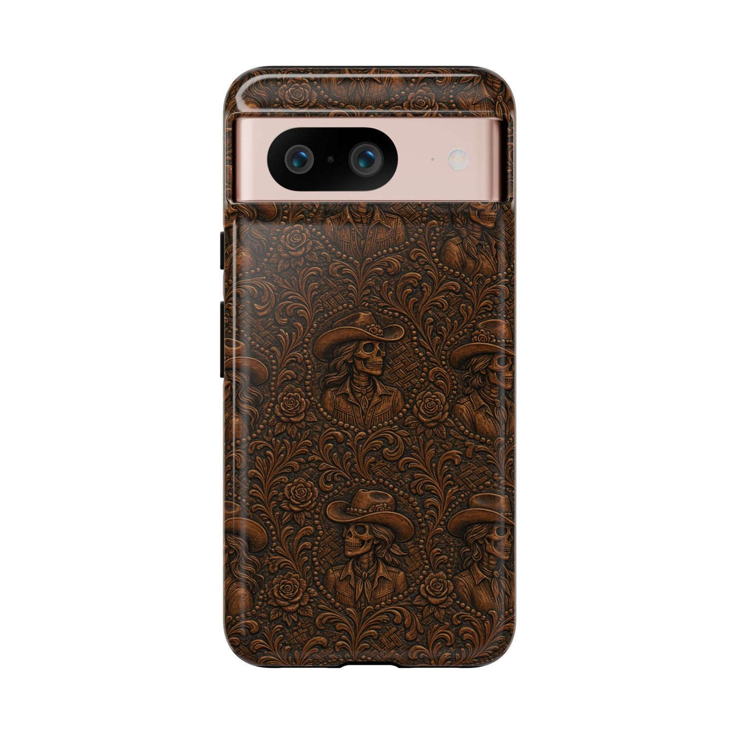 Tooled Skeleton Cowgirl Tough Case