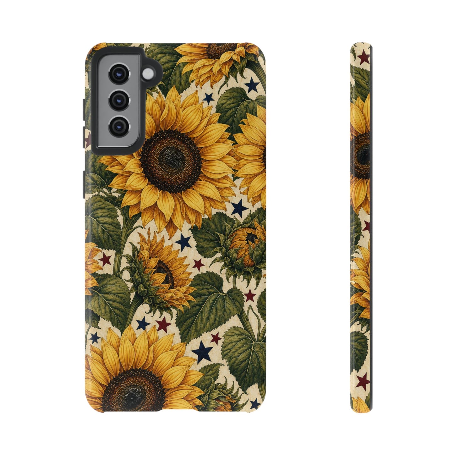 Stars And Sunflowers Tough Case