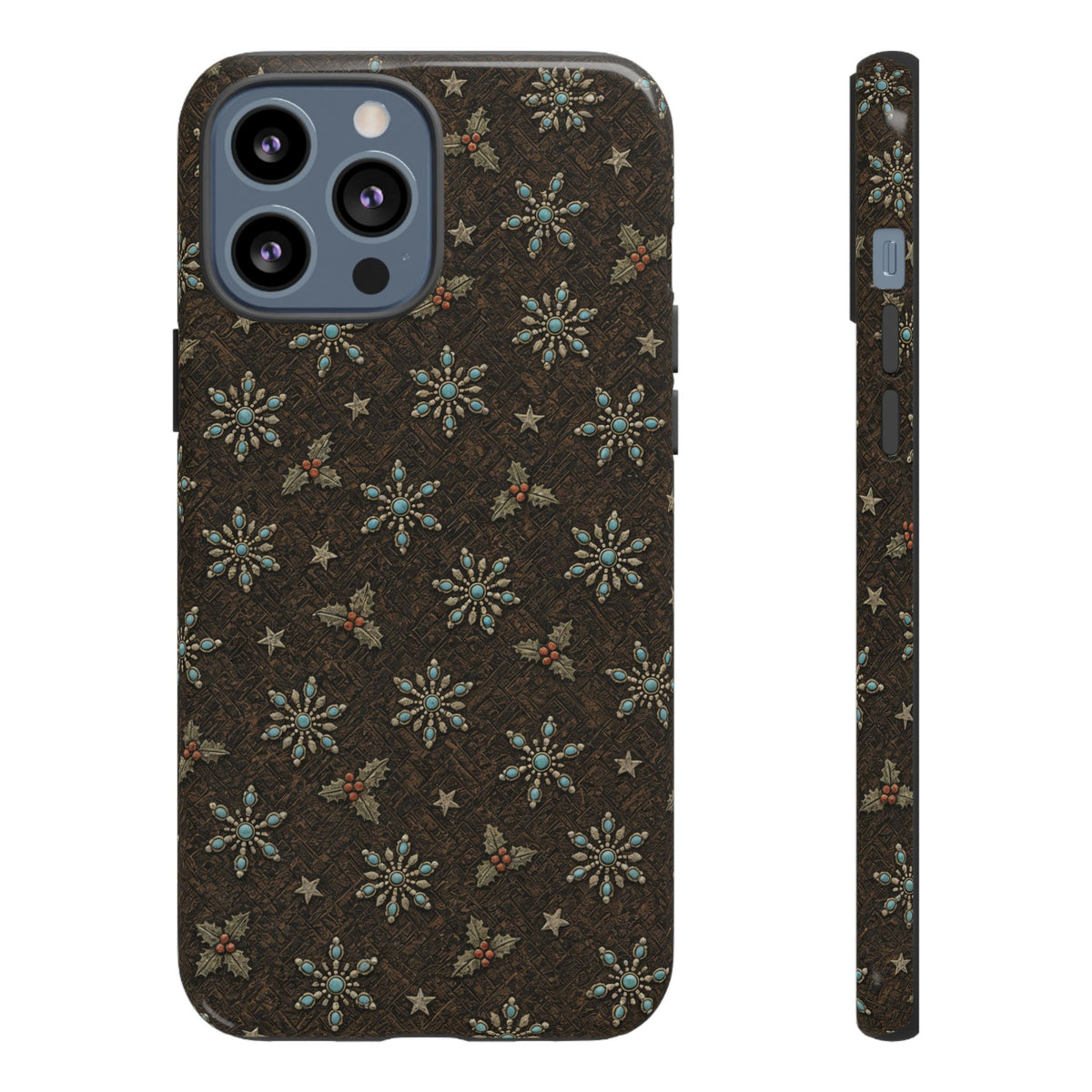 Squash Blossom Snowflakes Tough Case