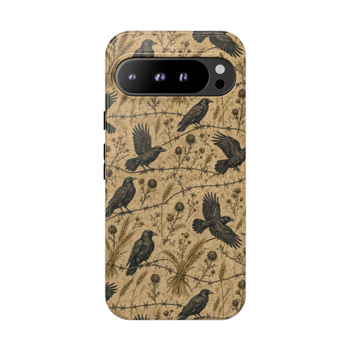 Crow Wheat Barbwire Tough Case