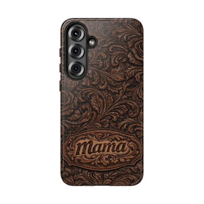 Carved Floral Mama Tough Case