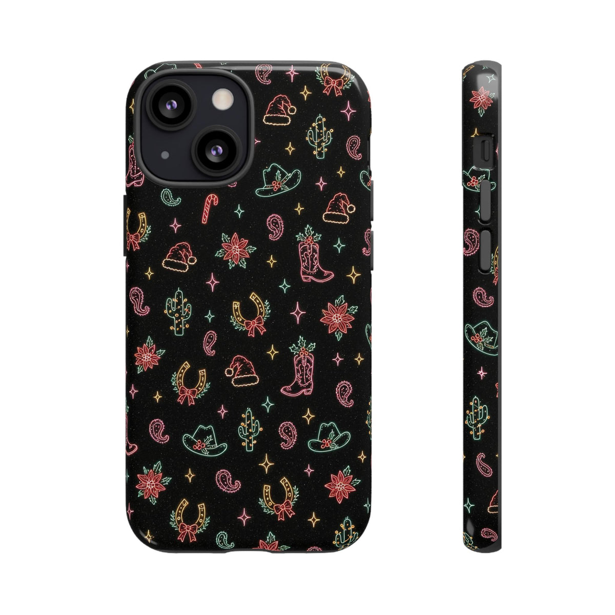 Neon Holiday Doodles Tough Case