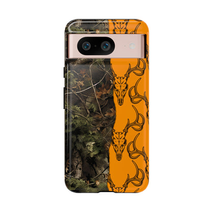 Camo Deer Skulls Orange Tough Case