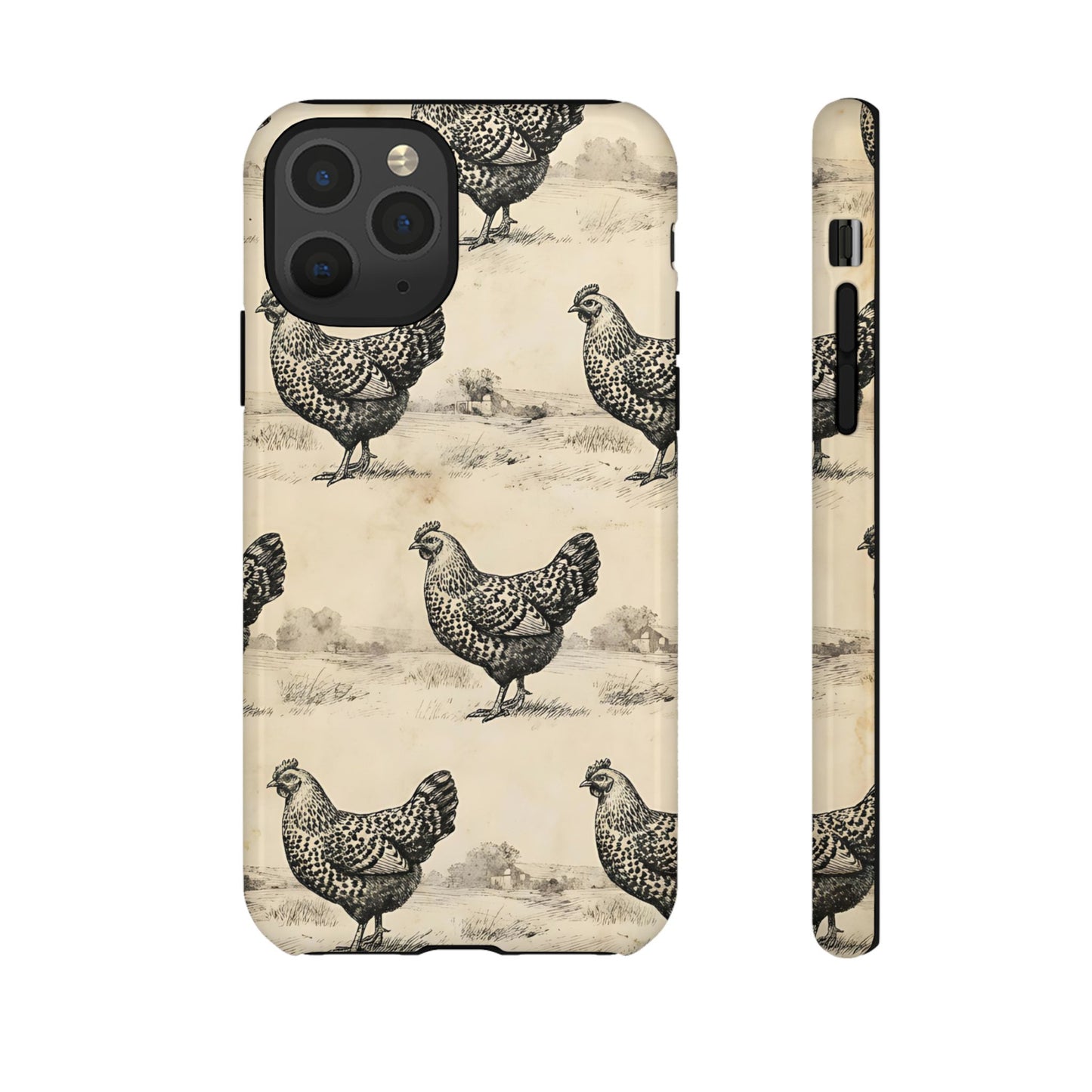 Vintage Chickens Tough Case