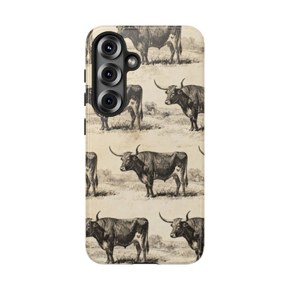 Vintage Longhorns Tough Case