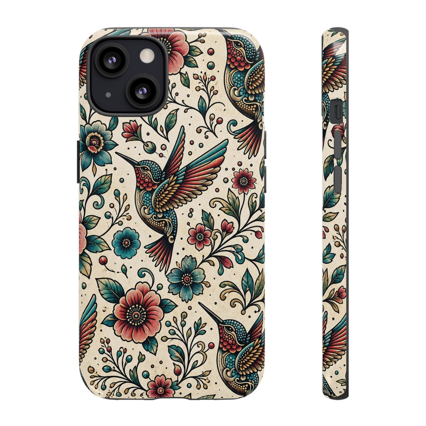 Retro Hummingbird Tough Case