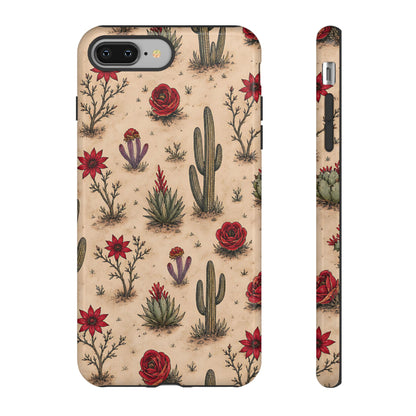 Red Bloom Desert Tough Case