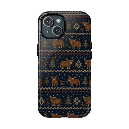 Highland Cow Sweater Magnetic Case