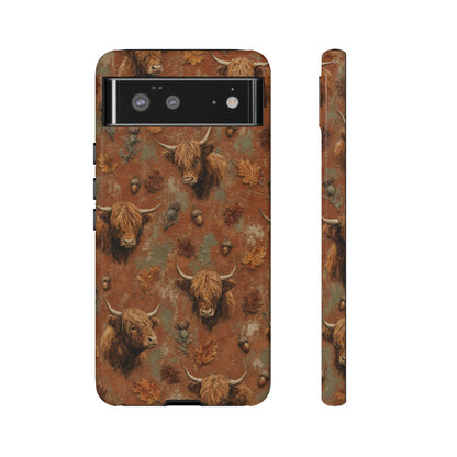 Autumn Highland Cow Tough Case