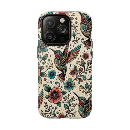 Retro Hummingbird Magnetic Case