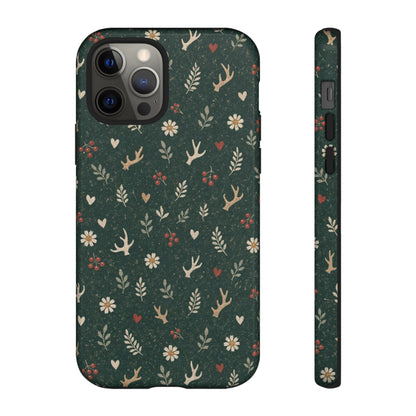Antler Daisies Evergreen Tough Case