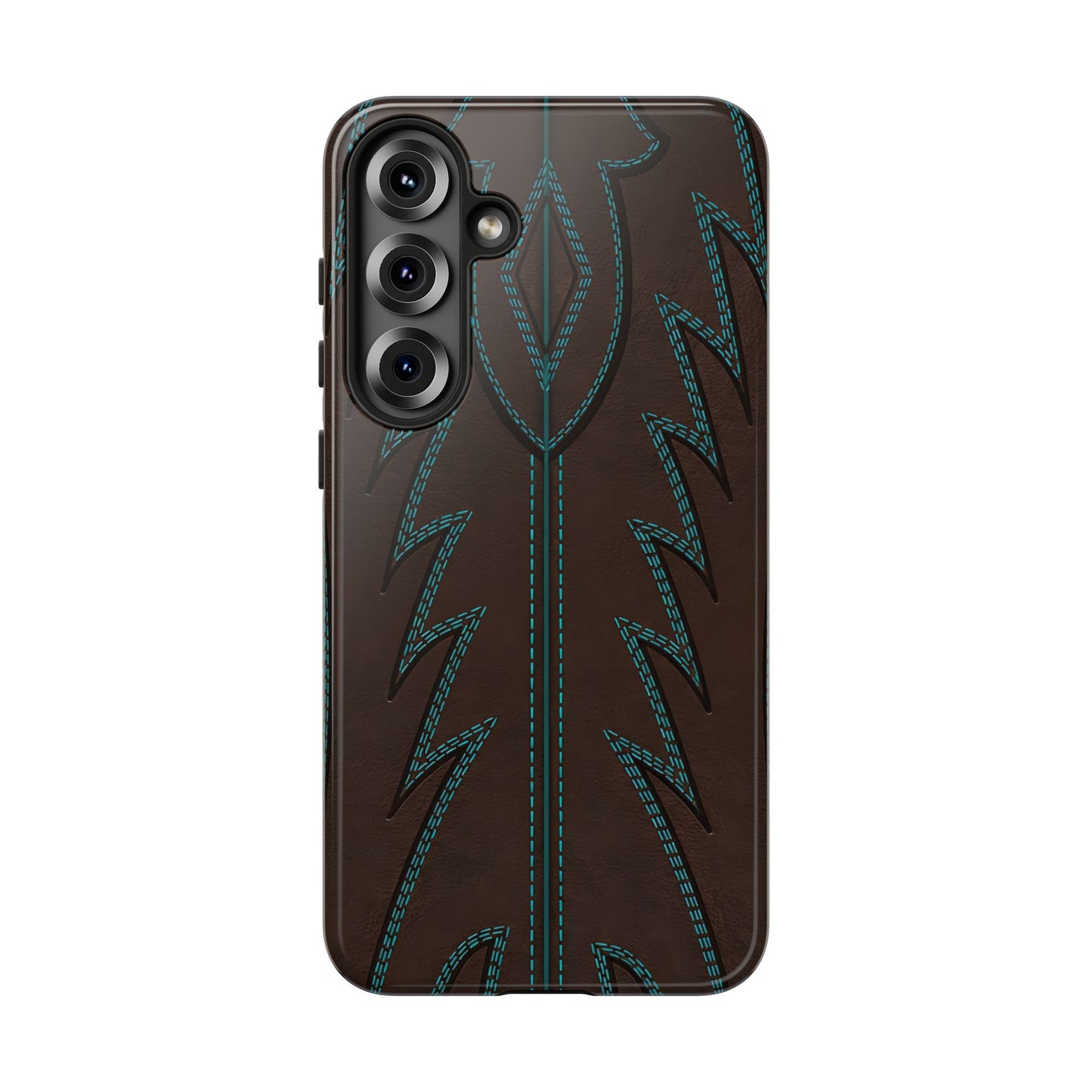 Boot Closeup Brown Turquoise Tough Case