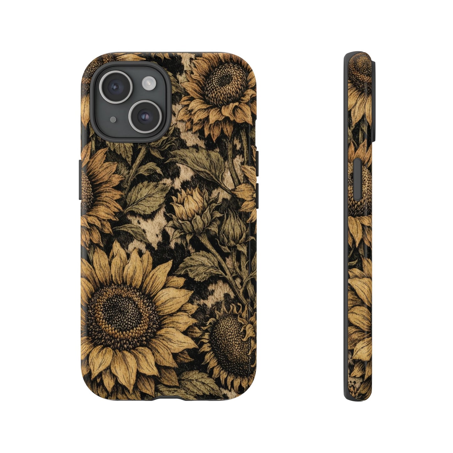 Cowhide Sunflowers Tough Case