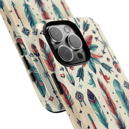 Americana Feathers Tough Phone Case