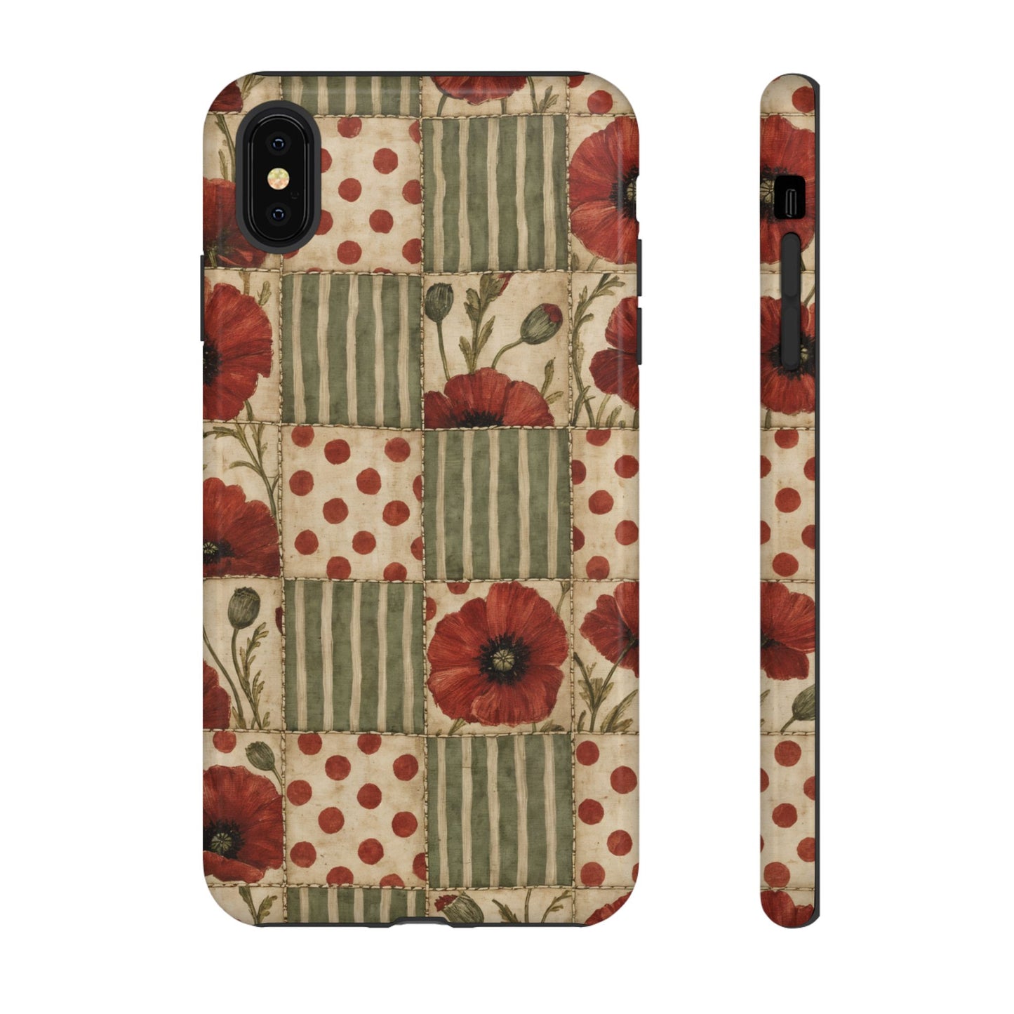Poppy Patchwork Tough Case