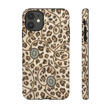 Leopard Rope Conchos Tough Case