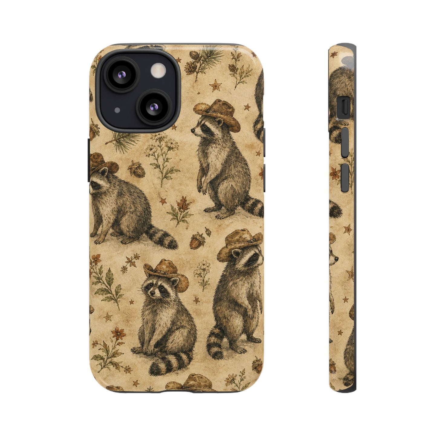 Painted Raccoon Tough Case