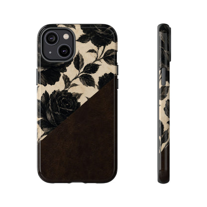 Rose Leather Tough Case