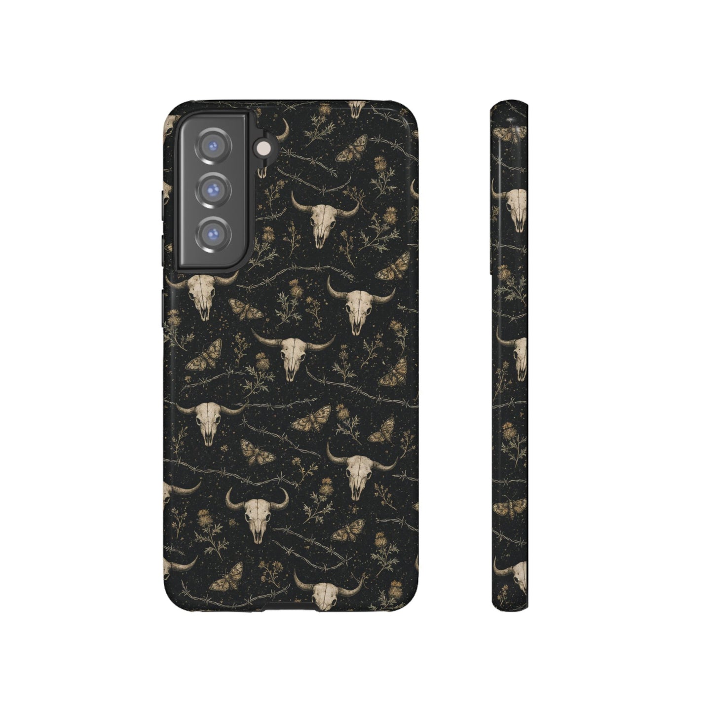 Bull Skull Barbwire Tough Case