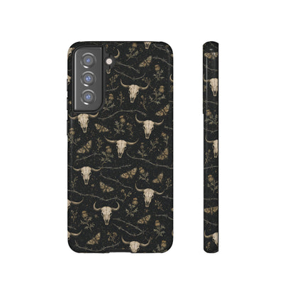 Bull Skull Barbwire Tough Case
