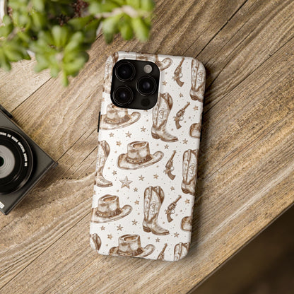 Brown Boots Phone Case