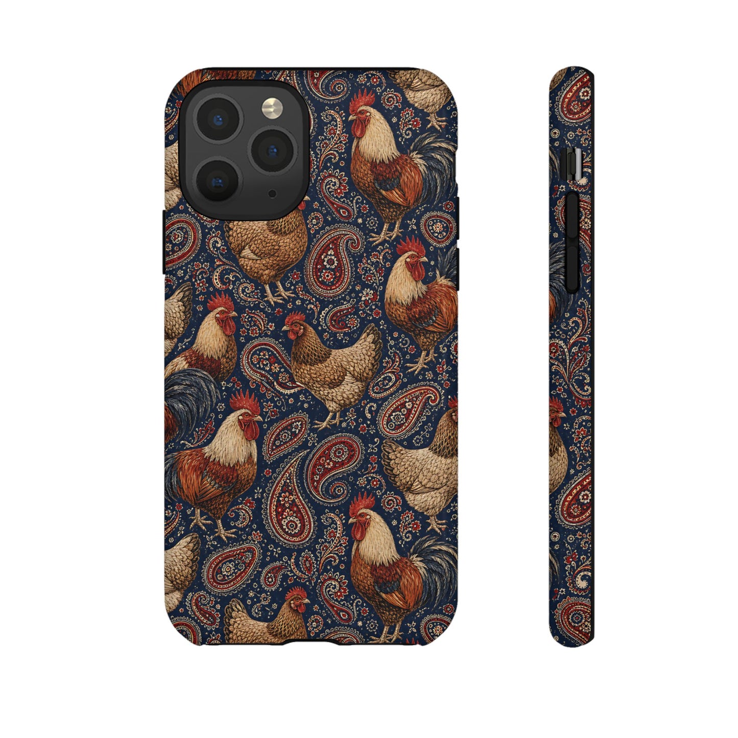 Patriotic Paisley Chickens Tough Case