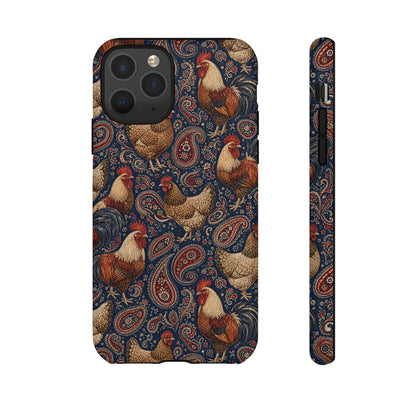 Patriotic Paisley Chickens Tough Case