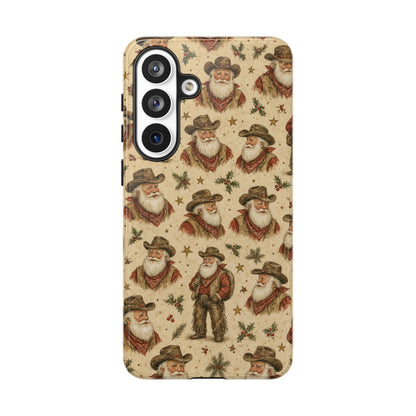 Cowboy Santa Portraits Tough Case
