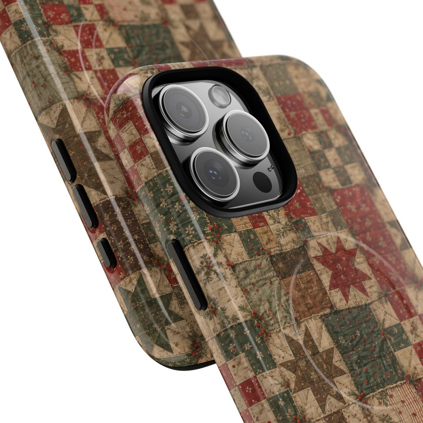 Holly Quilt Magnetic Case