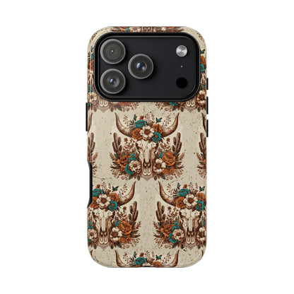 Boho Bull Skull Tough Case