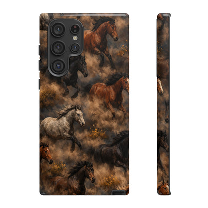 Running Horses Tough Case