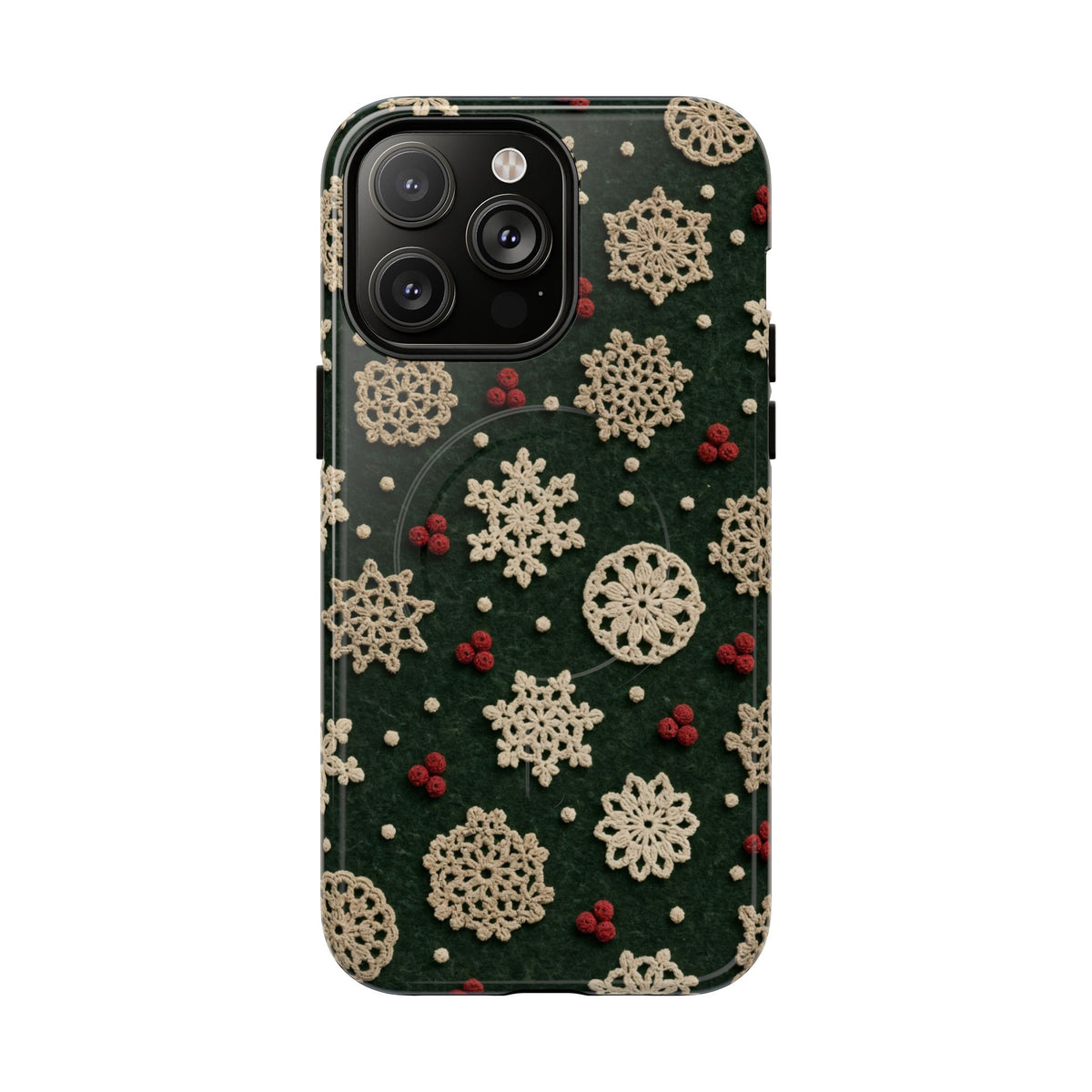 Crochet Snowflakes Magnetic Case