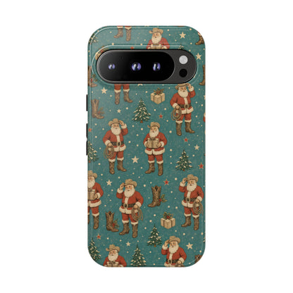 Retro Cowboy Santa Tough Case