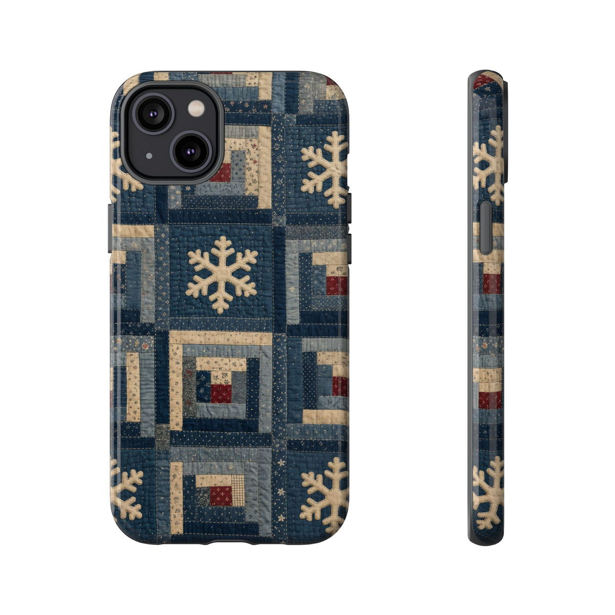 Snowflake Quilt Tough Case