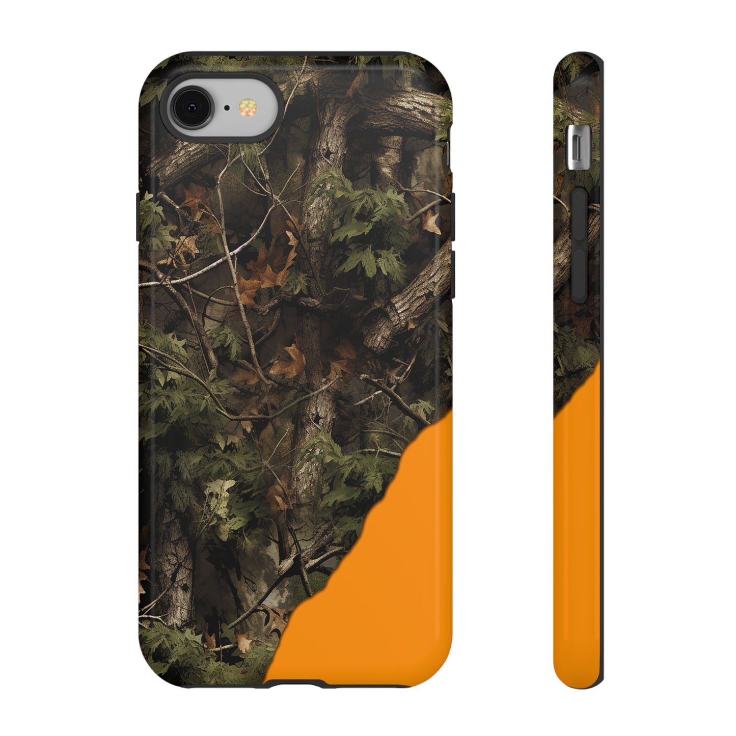 Torn Camo Orange Tough Case