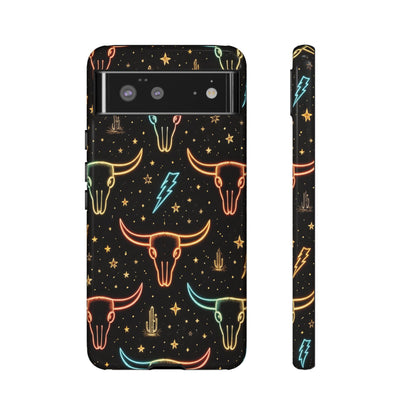 Neon Longhorns Tough Case