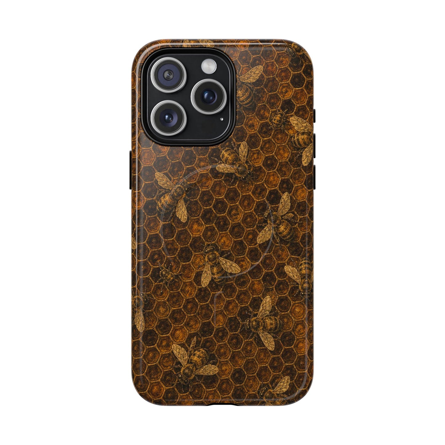 Golden Honeycomb Magnetic Case
