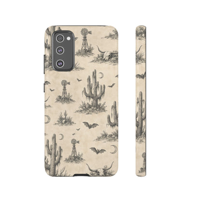 Spooky Desert Toile Tough Case