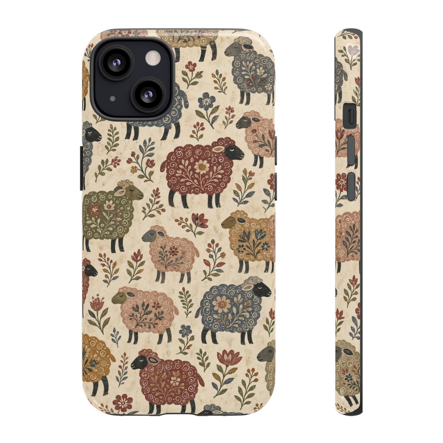 Folk Sheep Tough Case