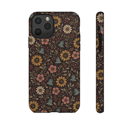 Plum Folk Floral Tough Case
