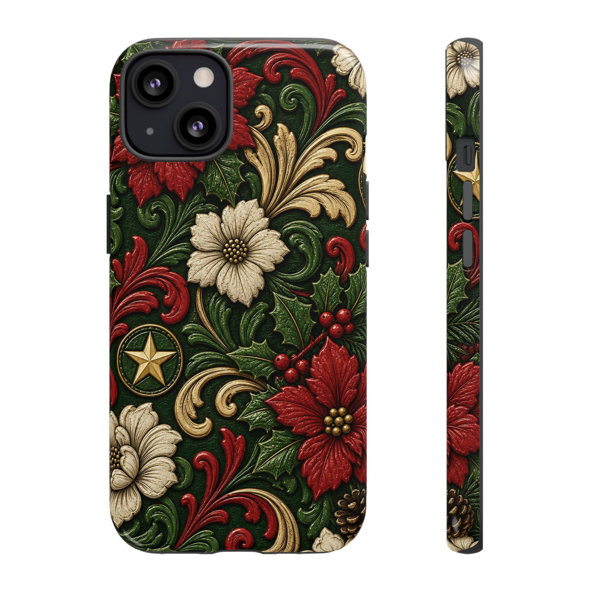Tooled Christmas Stars Tough Case
