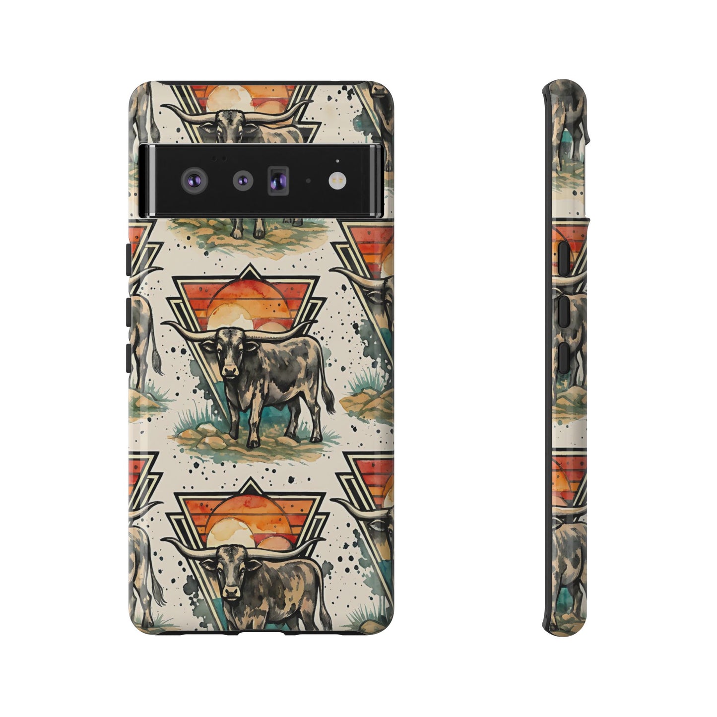 Retro Longhorn Tough Case
