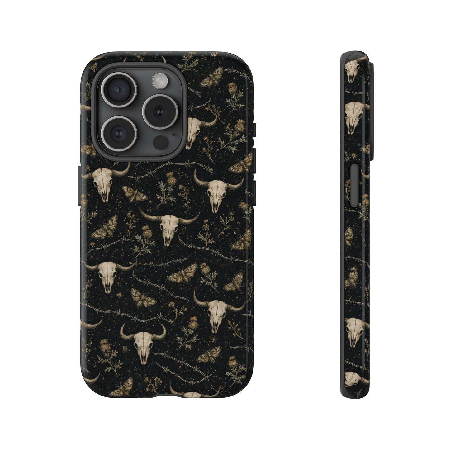 Bull Skull Barbwire Tough Case