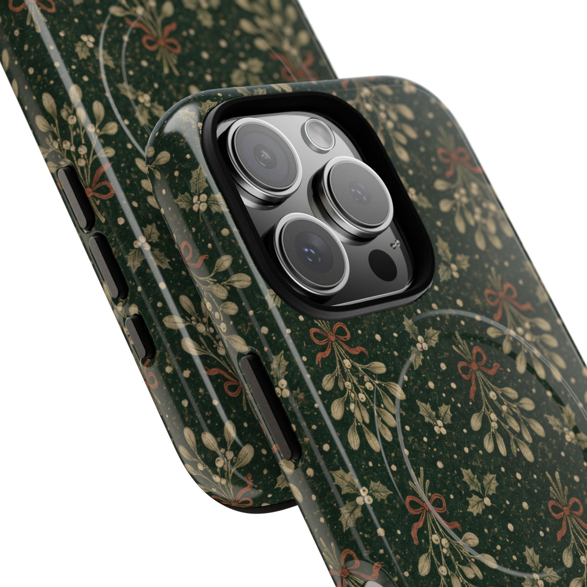 Mistletoe Etching Magnetic Case