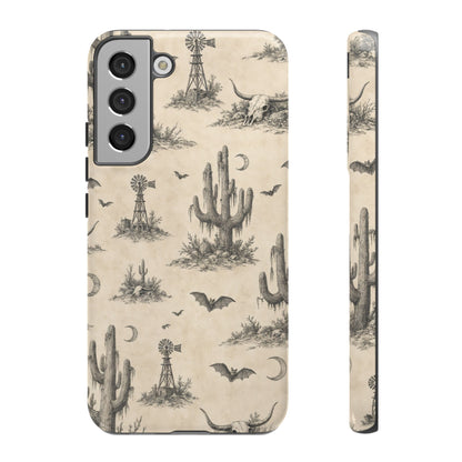 Spooky Desert Toile Tough Case