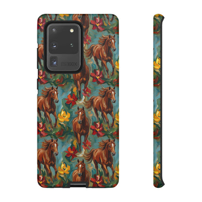 Oil Painted Horses Tough Case