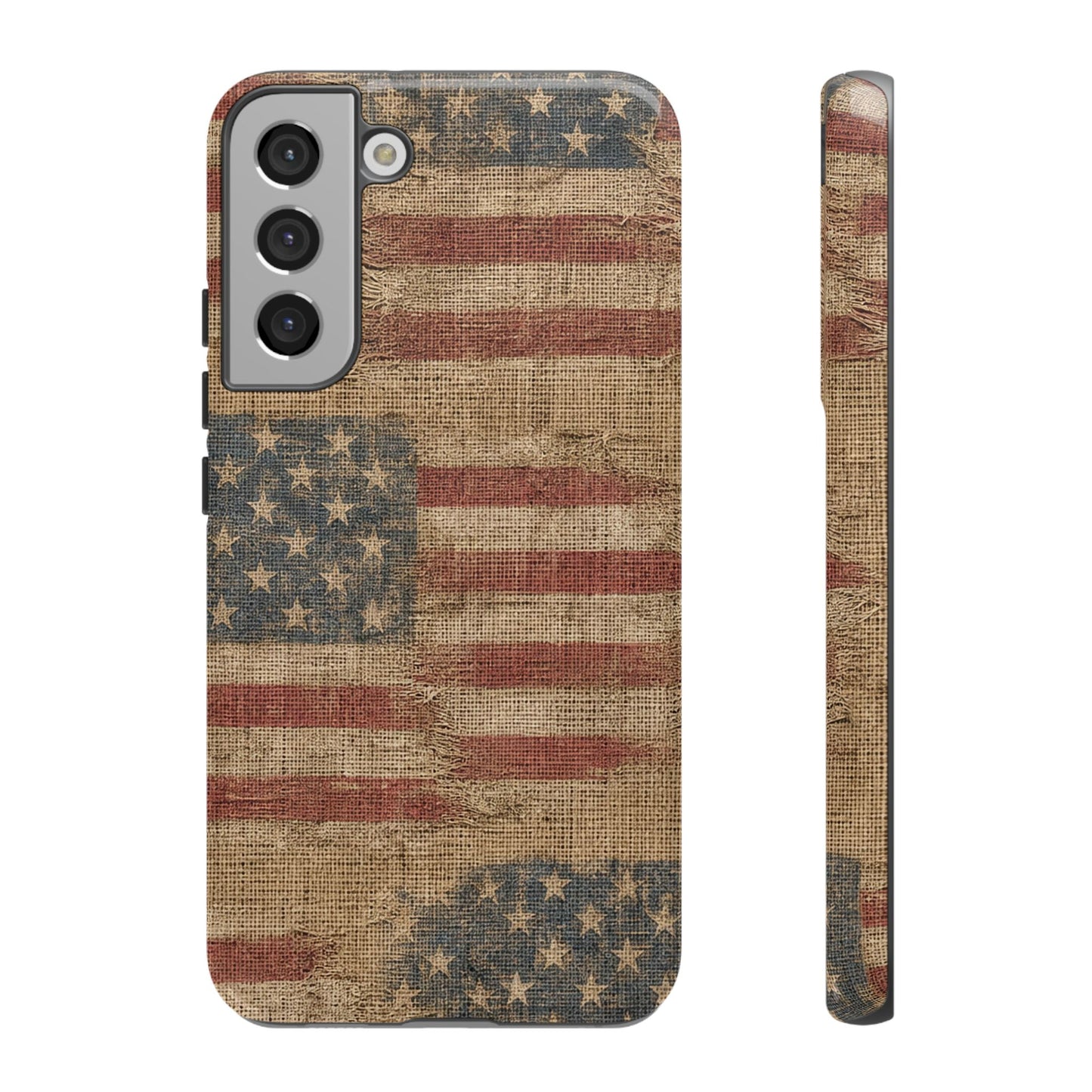 Burlap Flag Tough Case