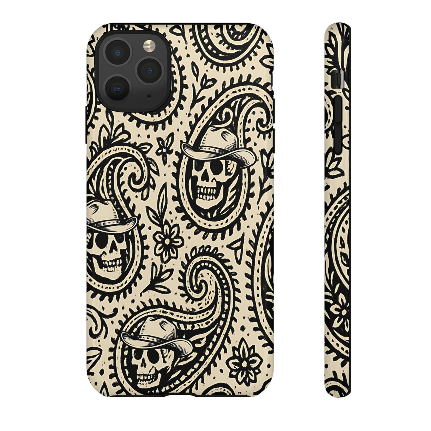 Cowboy Skull Paisley Tough Case