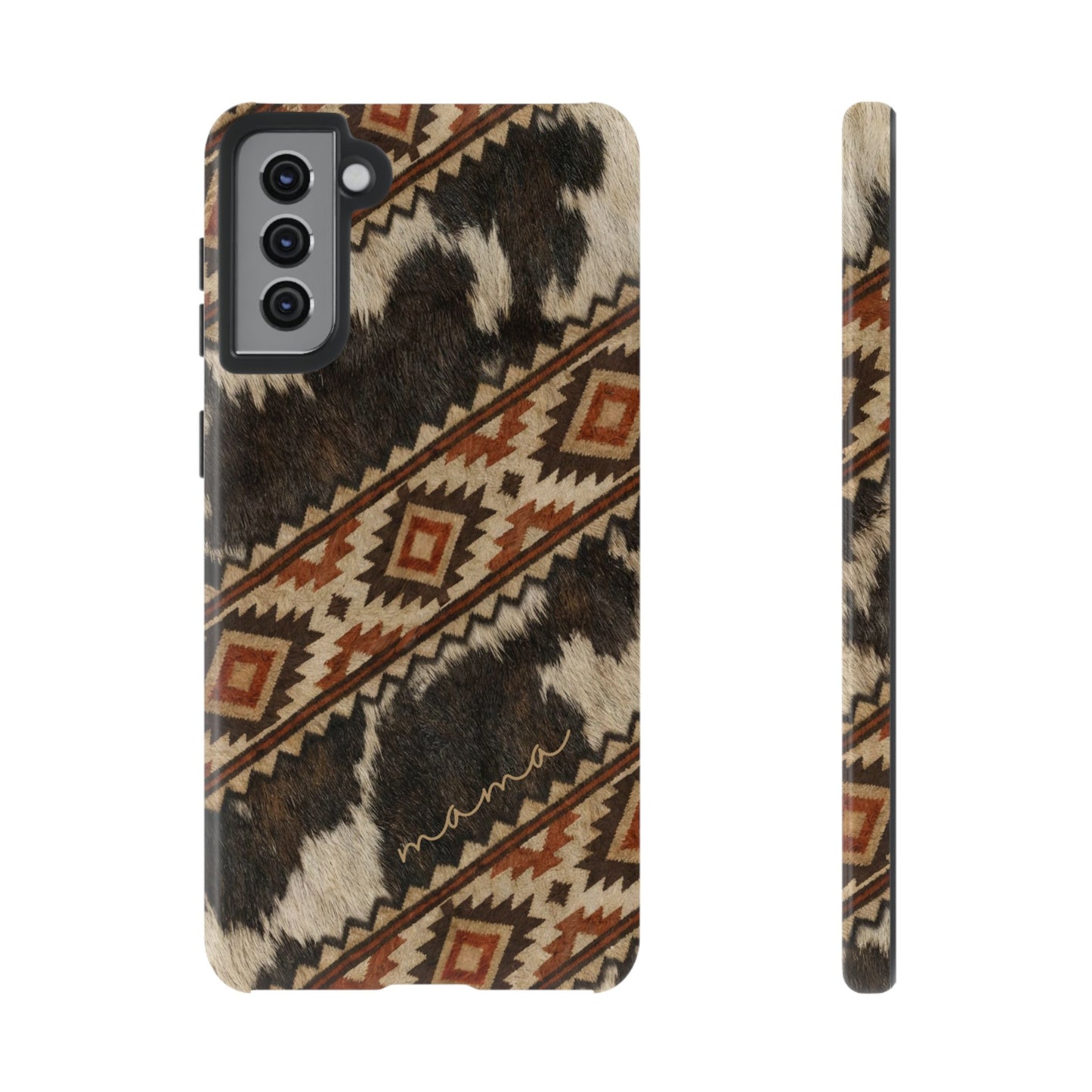 Cowhide Aztec Mama Tough Case