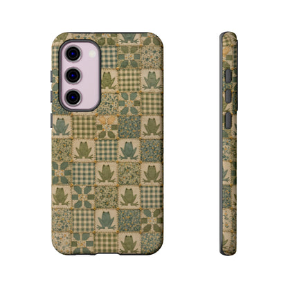 Frog Quilt Tough Case